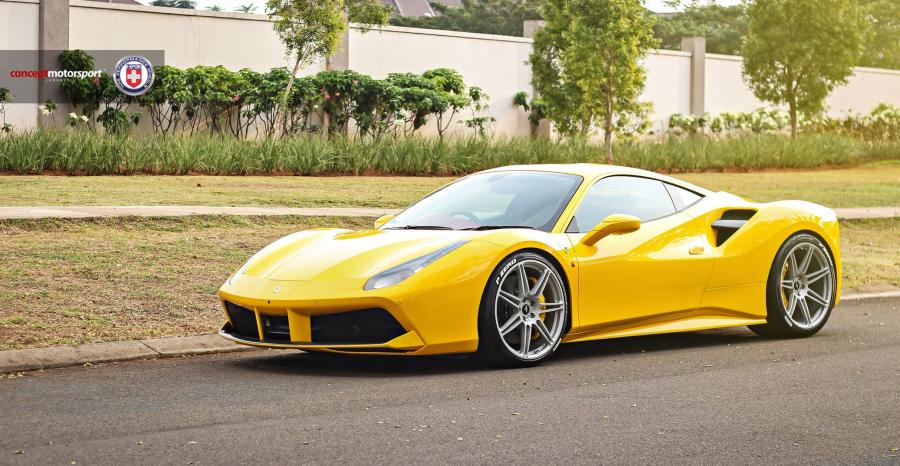 Ferrari 488 GTB by Concept Motorsport on HRE Wheels (HRE RS101M) '2016